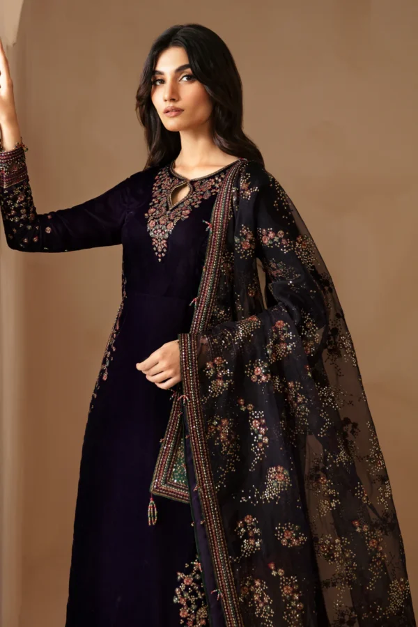 EMBROIDERED VELVET FORMAL VF-2027 - Image 2
