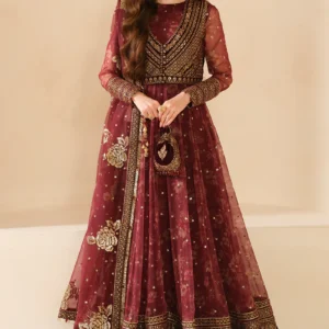 EMBROIDERED VELVET FORMAL VF-2033