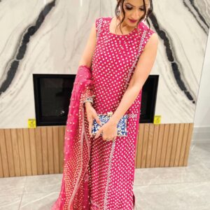 EMBROIDERED RAW SILK UR-7048