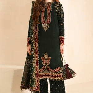 EMBROIDERED VELVET FORMAL VF-2034
