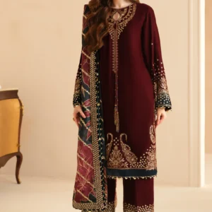 EMBROIDERED VELVET FORMAL VF-2038