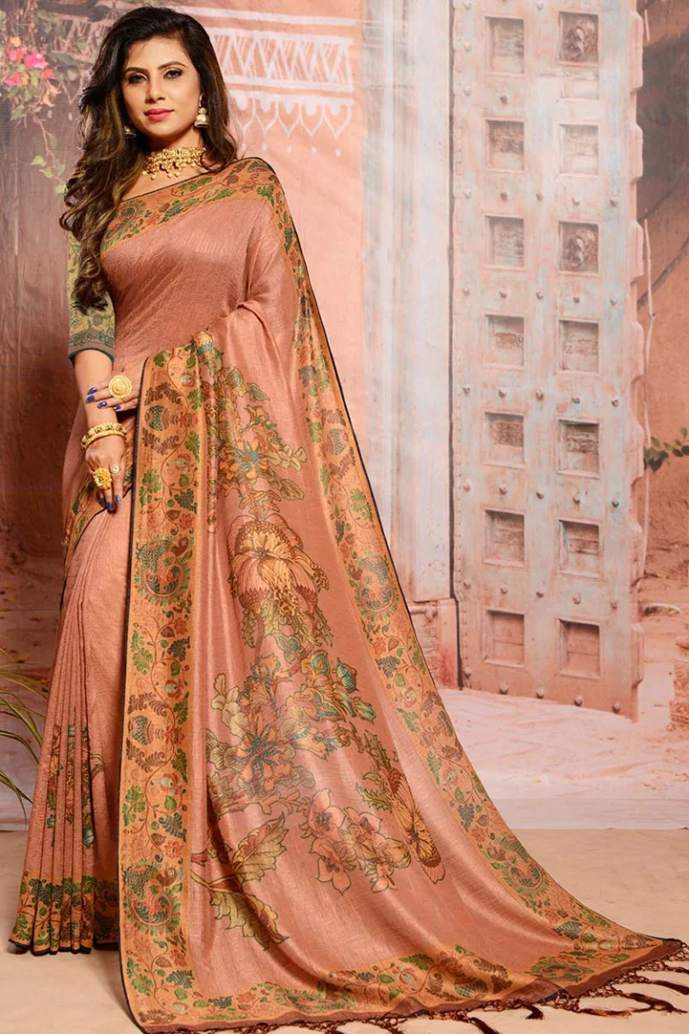 dusty-peach-raw-silk-saree-with-raw-silk-blouse-sarv03614